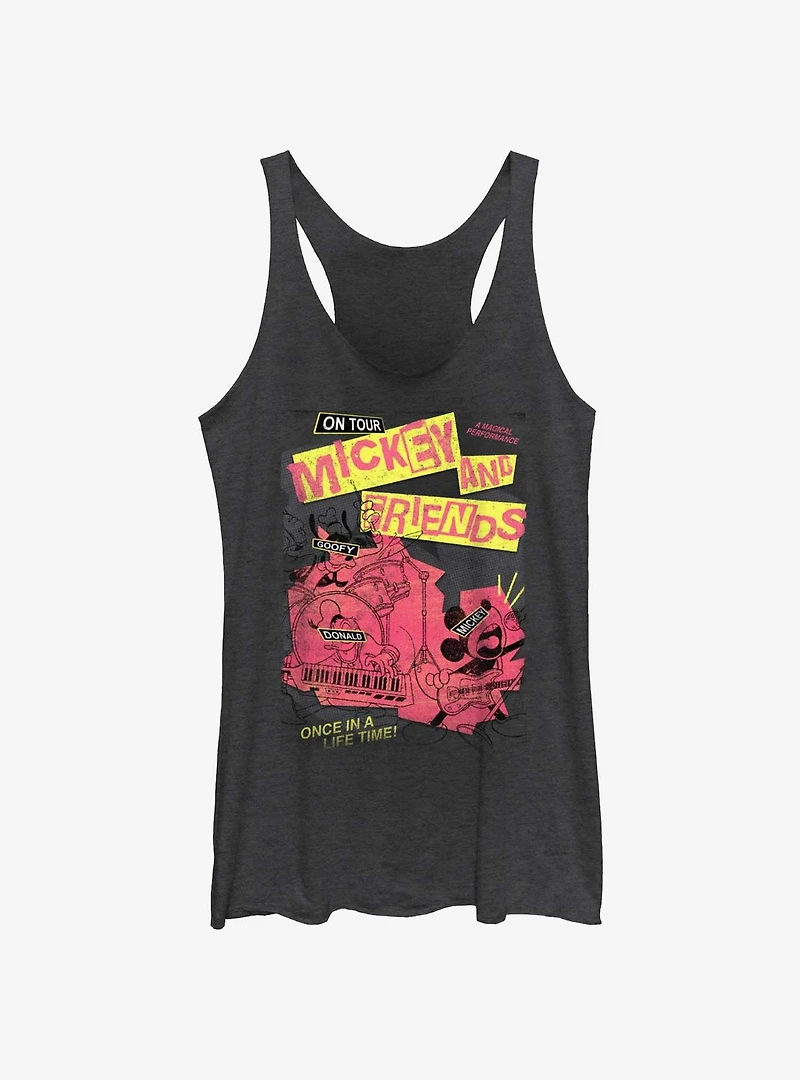 Disney Mickey Mouse Punk Rock Tour Womens Tank Top