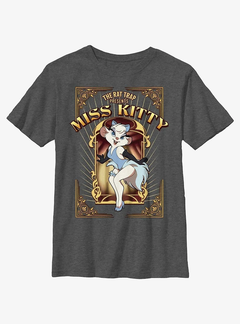 Disney The Great Mouse Detective Miss Kitty Poster Youth T-Shirt