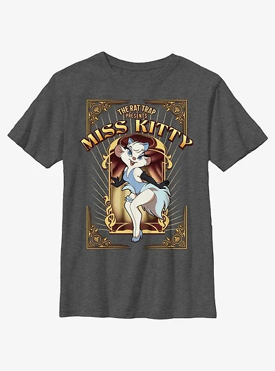 Disney The Great Mouse Detective Miss Kitty Poster Youth T-Shirt