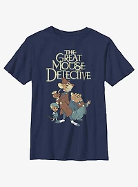 Disney The Great Mouse Detective Mousey Trio Youth T-Shirt