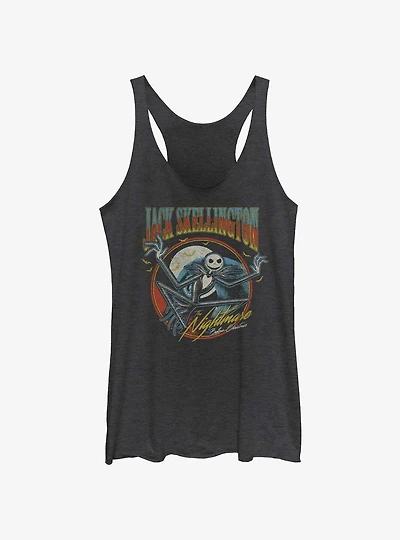 Disney The Nightmare Before Christmas Jack Skellington Badge Womens Tank Top