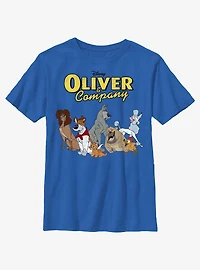 Disney Oliver & Company Who Let The Dogs Out Youth T-Shirt