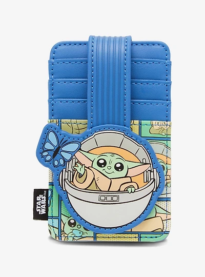 Loungefly Star Wars The Mandalorian Grogu Panels Cardholder - BoxLunch Exclusive