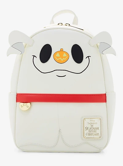 Loungefly Disney The Nightmare Before Christmas Figural Zero Glow-in-the-Dark Mini Backpack - BoxLunch Exclusive
