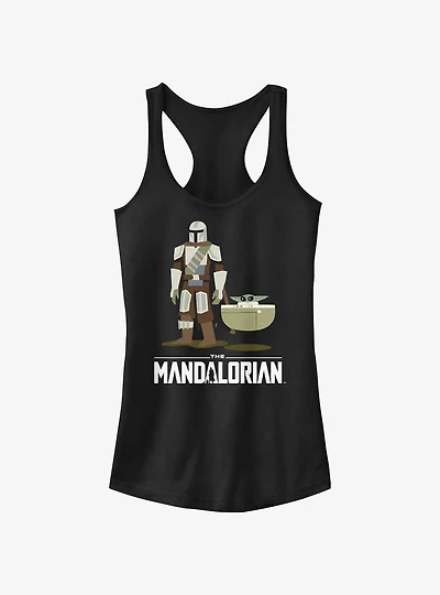 Star Wars The Mandalorian Mando and Grogu Bassinet Baby Girls Tank