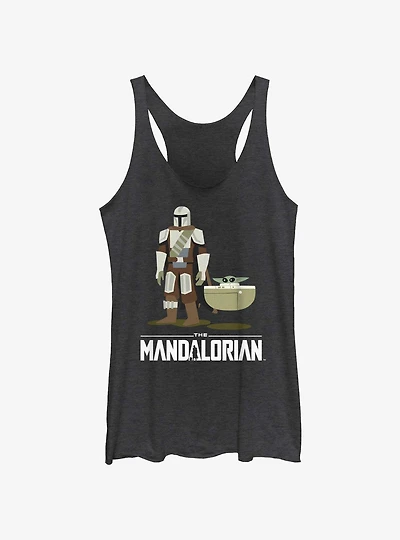 Star Wars The Mandalorian Mando and Grogu Bassinet Baby Girls Tank