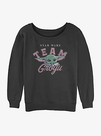 Star Wars The Mandalorian Team Grogu Slouchy Sweatshirt