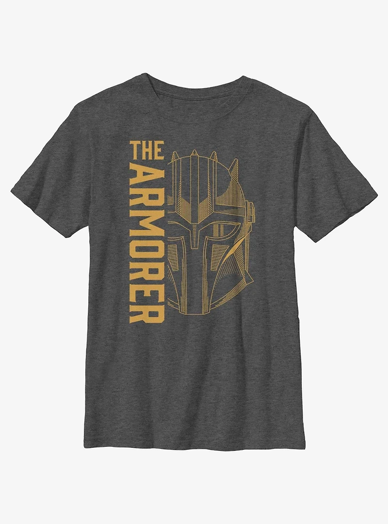 Star Wars The Mandalorian Armorer Youth T-Shirt