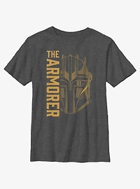 Star Wars The Mandalorian Armorer Youth T-Shirt