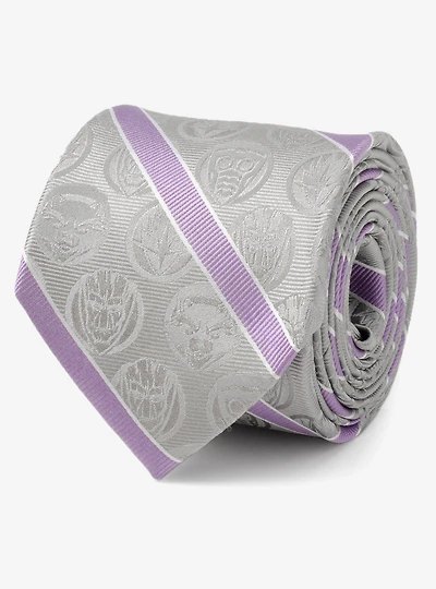 Marvel Guardians Of The Galaxy Gray Stripe Tie