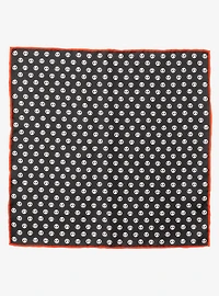 The Nightmare Before Christmas Jack Skellington Men's Black Pocket Square