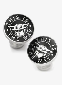 Star Wars The Mandalorian Grogu "This Is The Way" Cufflinks