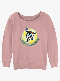 Cartoon Network Dexter's Laboratory I Amaze Myself Womens Slouchy Sweatshirt