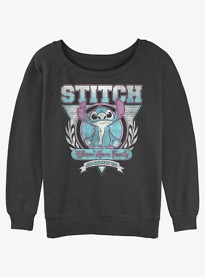 Disney Lilo & Stitch Experiment 626 Womens Slouchy Sweatshirt