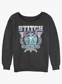 Disney Lilo & Stitch Experiment 626 Womens Slouchy Sweatshirt