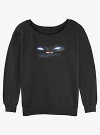 Marvel Moon Knight Eyes Womens Slouchy Sweatshirt
