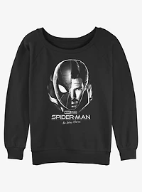 Marvel Spider-Man: No Way Home Parker Strange Split Womens Slouchy Sweatshirt