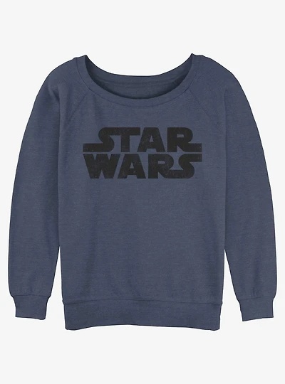 Star Wars Logo Womens Slouchy Sweatshirt