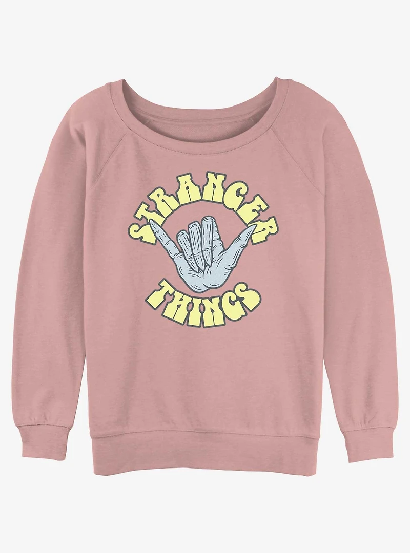 Stranger Things Rad Womens Slouchy Sweatshirt