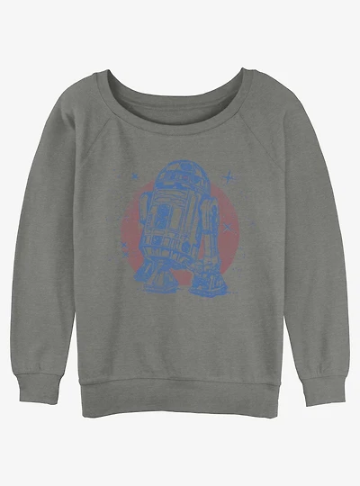 Star Wars R2-D2 Womens Slouchy Sweatshirt