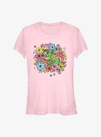 Disney Tangled Floral Pascal Girls T-Shirt