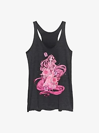 Disney Tangled Tonal Rapunzel Girls Raw Edge Tank