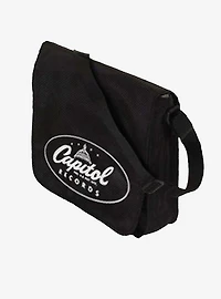 Rocksax Capitol Records Flap Top Messenger Record Crossbody Bag