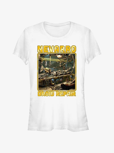 Star Wars The Mandalorian Nevarro Droid Repair Girls T-Shirt