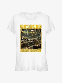 Star Wars The Mandalorian Nevarro Droid Repair Girls T-Shirt