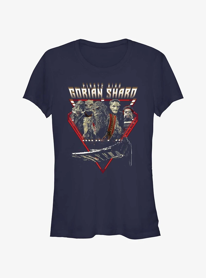 Star Wars The Mandalorian Pirate King Gorian Shard Girls T-Shirt