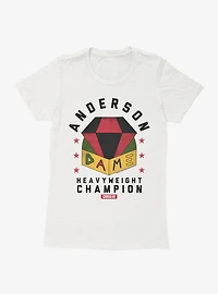 Creed III Anderson Dame Heavyweight Champion womens T-Shirt