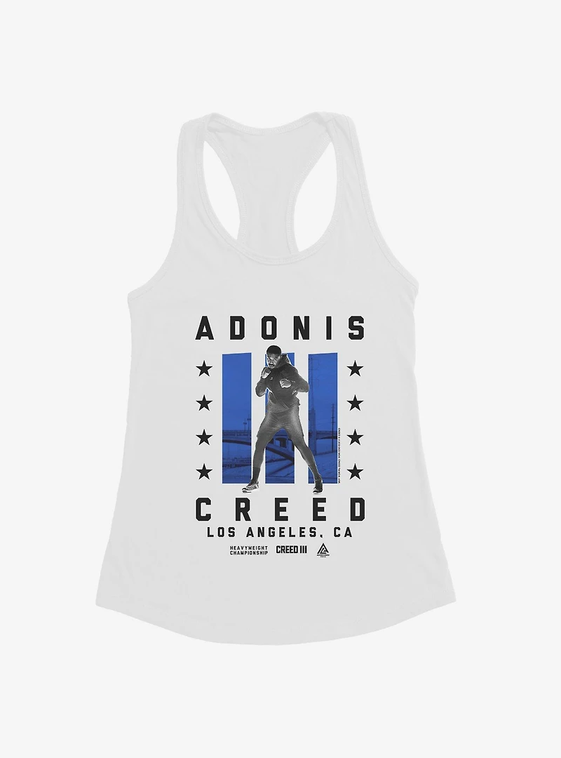 Creed III Adonis LA Heavyweight Championship Womens Tank Top