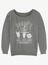 Disney The Nightmare Before Christmas Boogie's Boys Womens Slouchy Sweatshirt