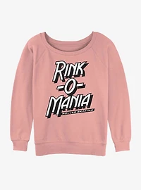 Stranger Things Rink Logo Womens Slouchy Sweatshirt