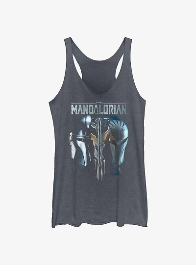 Star Wars The Mandalorian Din Djarin & Bo-Katan Mythosaur Hot Topic Web Exclusive Girls Tank