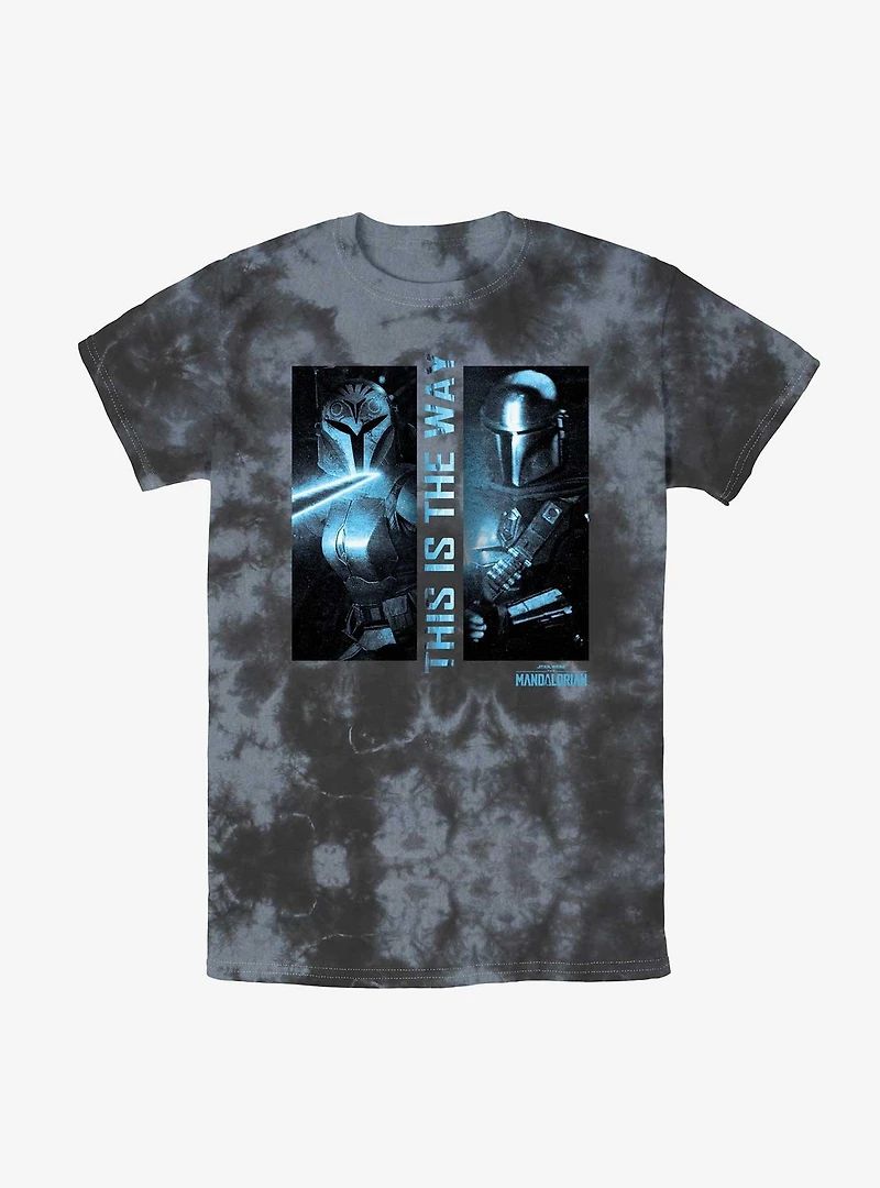 Star Wars The Mandalorian Dark Saber Tie-Dye T-Shirt