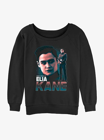 Star Wars The Mandalorian Amnesty Officer Elia Kane Slouchy Sweatshirt