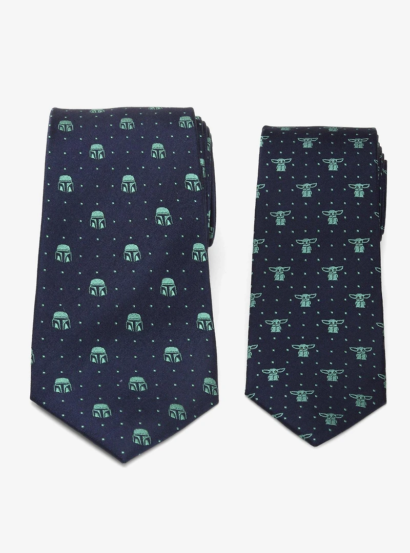 Star Wars The Mandalorian Father And Son Mando And The Child Necktie Gift Set