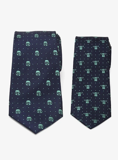 Star Wars The Mandalorian Father And Son Mando And The Child Necktie Gift Set