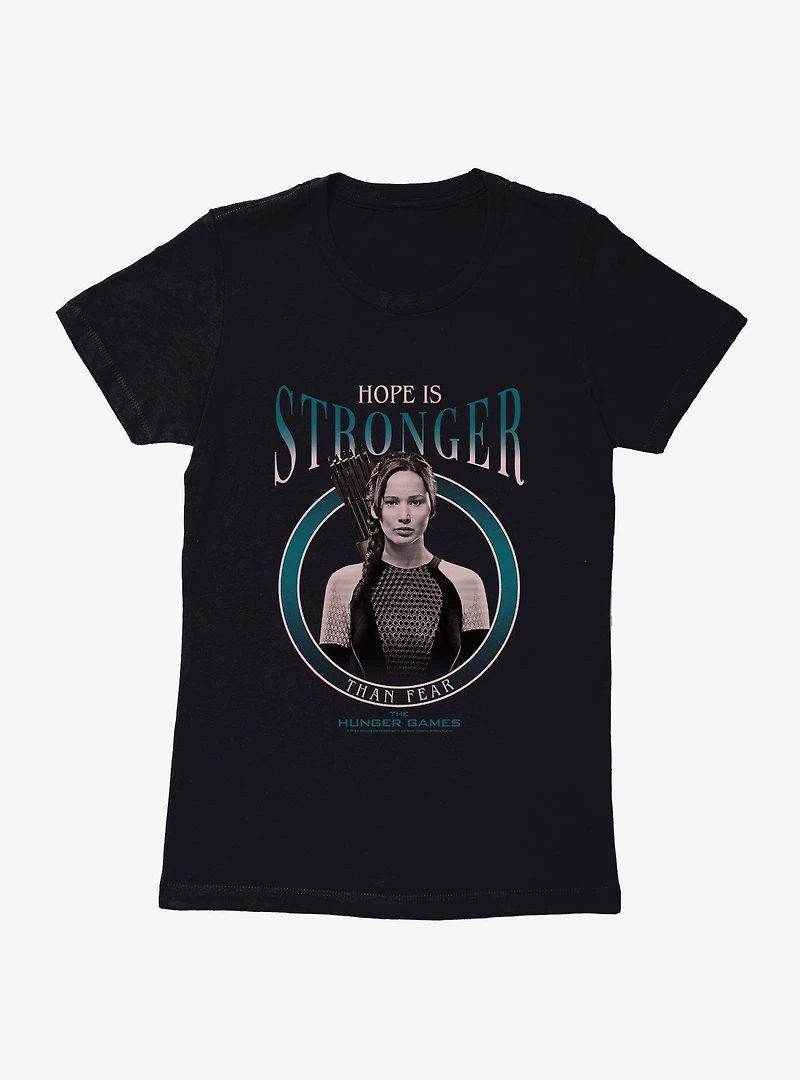 Hunger Games Katniss Hope Is Stronger Womens T-Shirt