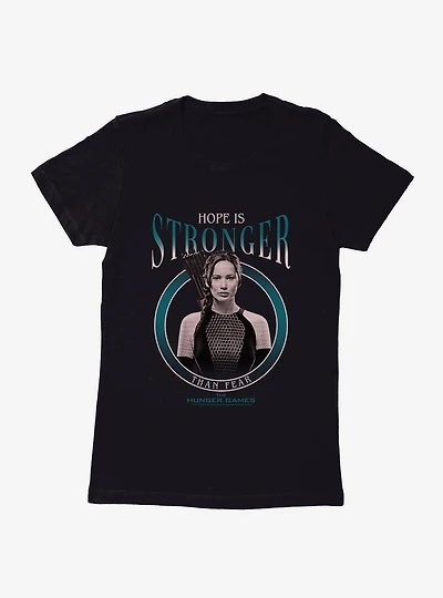 Hunger Games Katniss Hope Is Stronger Womens T-Shirt