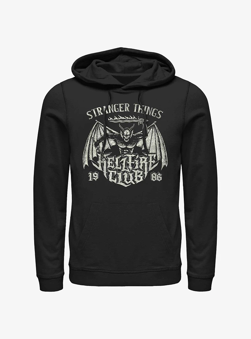 Stranger Things Hellfire Club Metal Band Hoodie