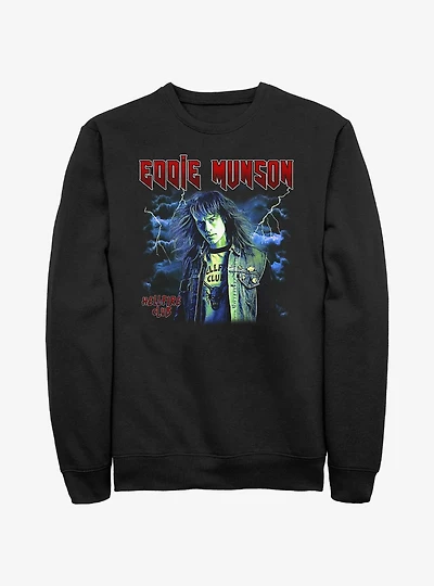 Stranger Things Eddie Munson Hellfire Club Sweatshirt
