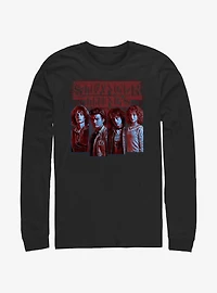 Stranger Things Robin, Steve, Eddie, Nancy Long-Sleeve T-Shirt