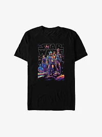 Star Wars The Mandalorian Multi Group Big & Tall T-Shirt