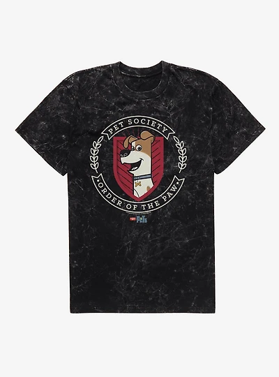 The Secret Life of Pets Max Pet Society Mineral Wash T-Shirt