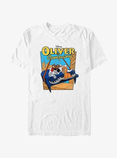 Disney Oliver & Company Piano T-Shirt