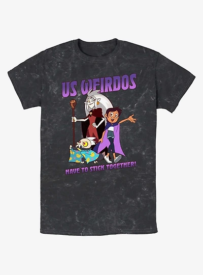 Disney The Owl House Weirdos Unite Mineral Wash T-Shirt
