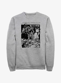 Star Wars Anime Style Galactic Heroes Poster Sweatshirt