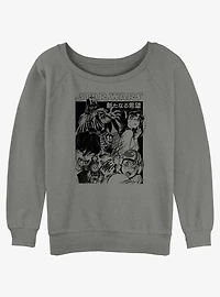 Star Wars Anime Style Galactic Heroes Poster Slouchy Sweatshirt